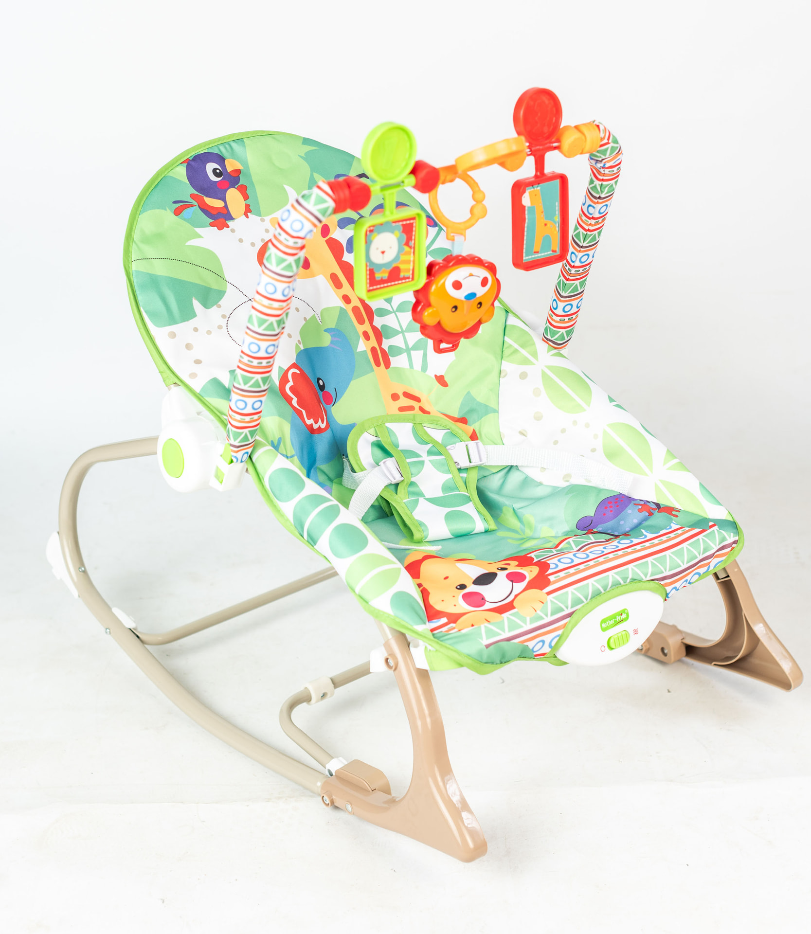 Baby Bouncer, Brown, three quarter view