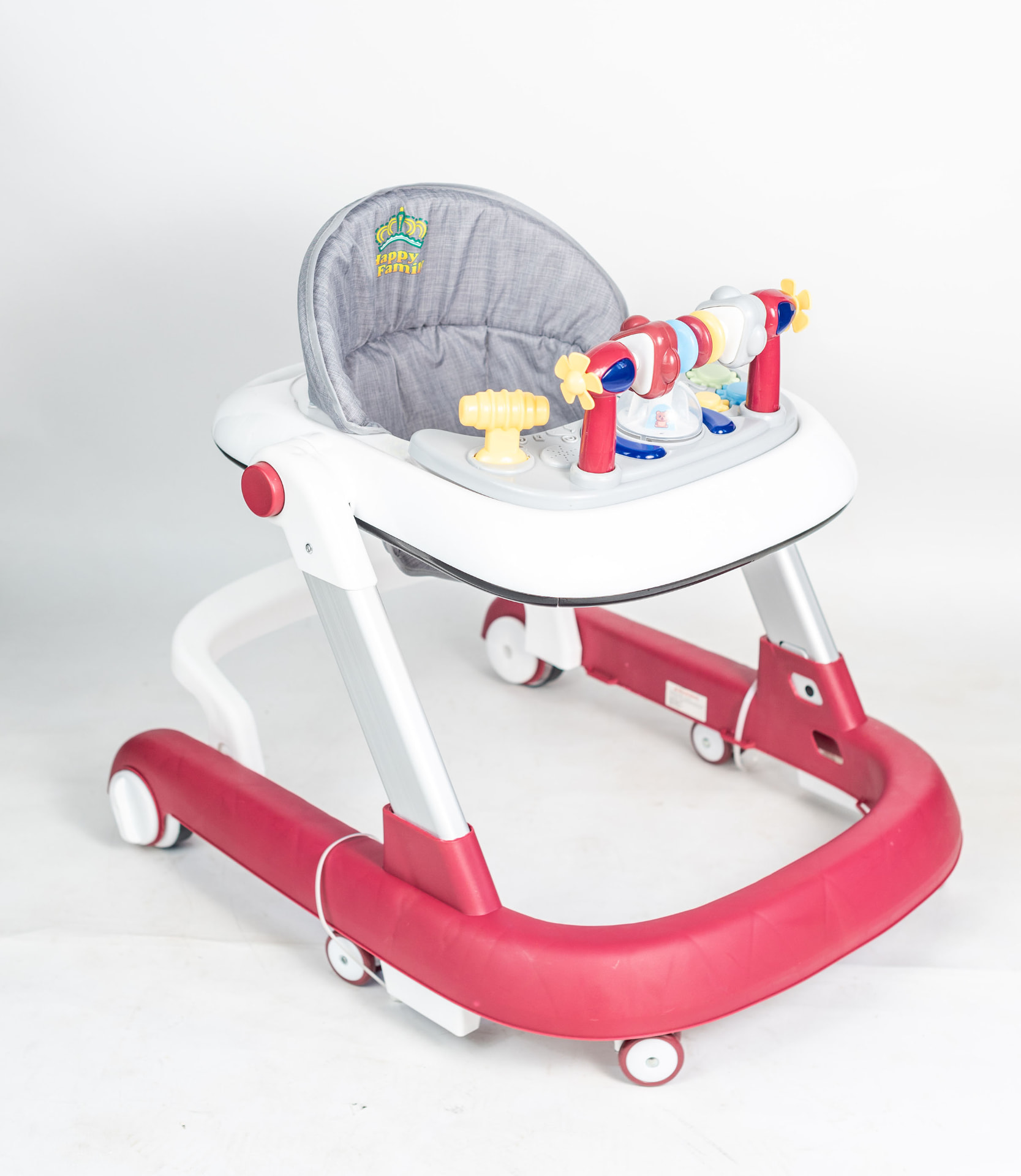 Baby Walker, Pink, three quarter view